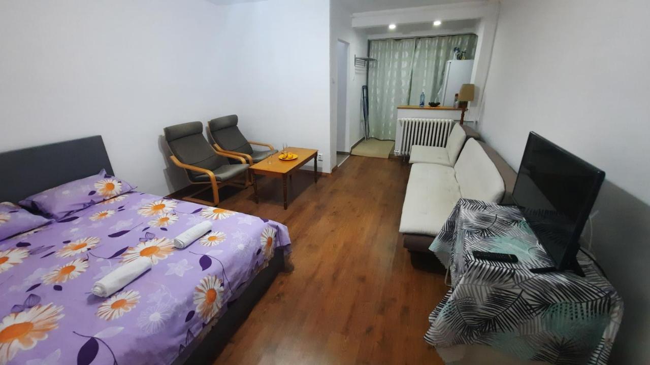 Lovely 1 Bedroom Apartment With Free Street Parking Bukarest Kültér fotó